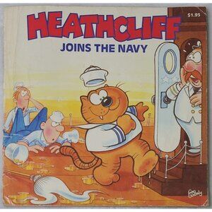 Heathcliff Joins The Navy Jean Waricha 1985 Watermill Press PB